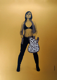 Affiche Dezzig Sex Drugs & Rock'n roll par Eric Collet - 2011