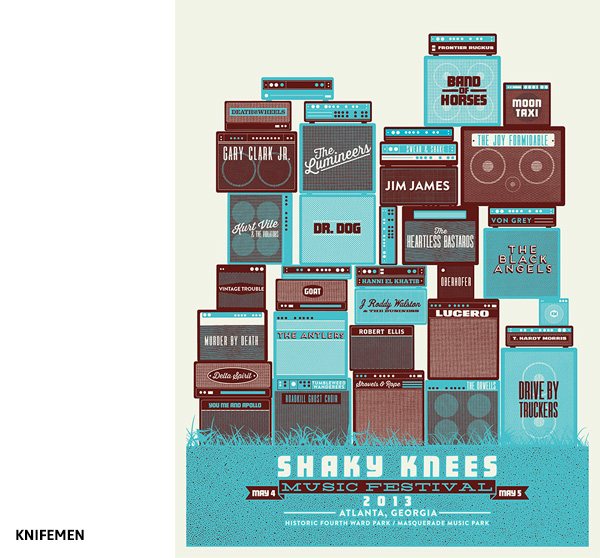 Shaky Knees Music par Knifemen