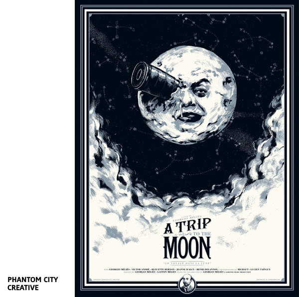 A trip to the moon par Phantom City Creative 