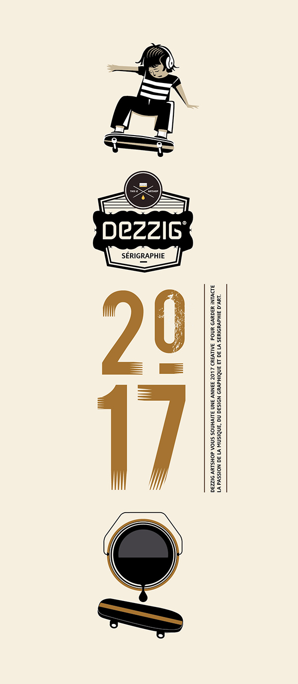 vœux 2017 par Dezzig artshop