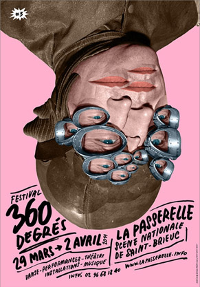 Affiche du festival 360 degrès à Saint-Brieuc - Jarsaillon - 2011