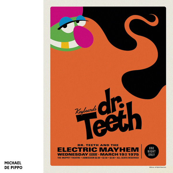 Affiche Dr Teeth and the Electric Mayhem par Michael De Pippo