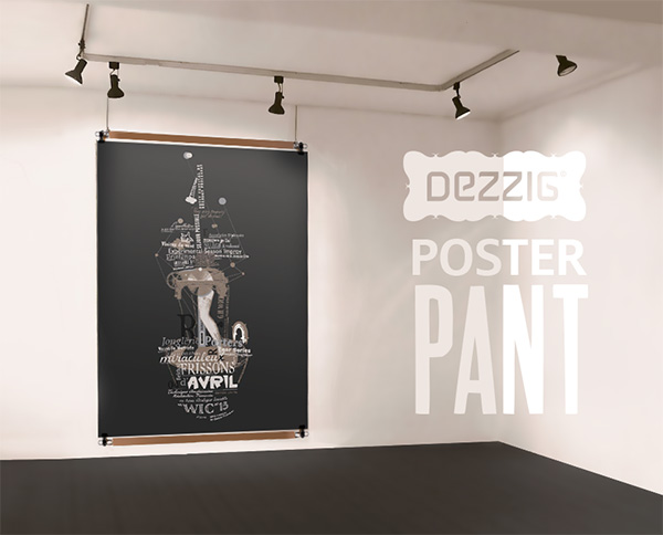 Cimaises +  Poster-Pant - Dezzig