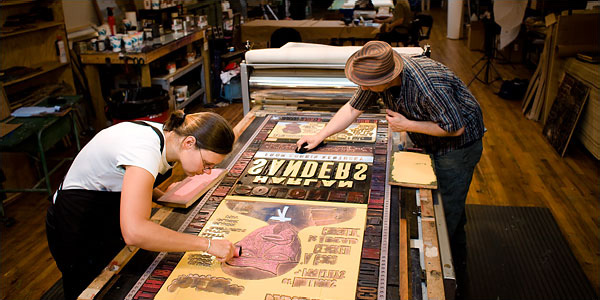 l'atelier de presse typo Yee-Haw Industries