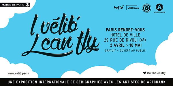 Exposition I Vélib’, I can fly / Paris Rendez-Vous / Hôtel de Ville de Paris