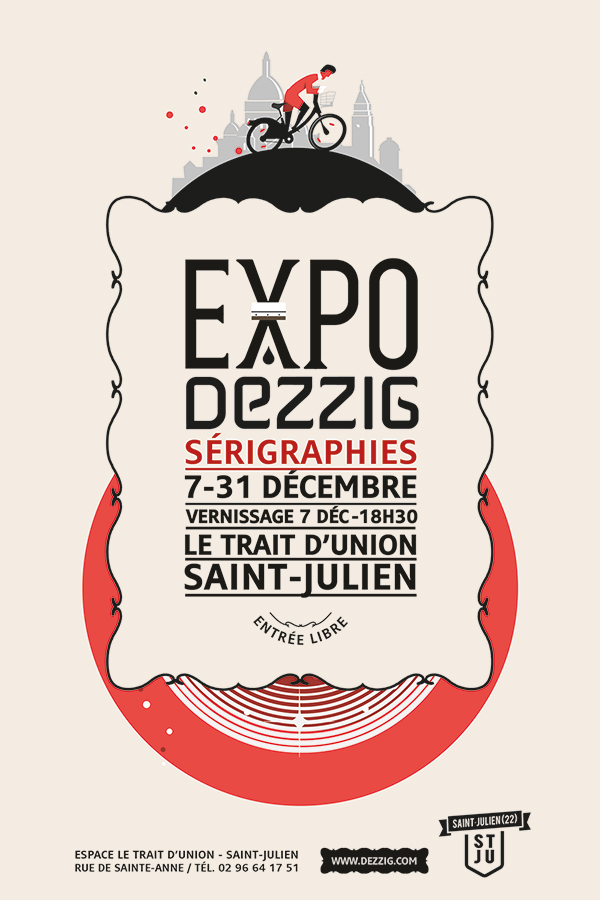 Expo de sérigraphies Dezzig - Saint-Julien