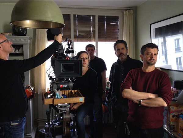 Tournage du nouveau film d'Eric Klapisch à Paris