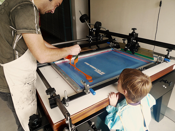 Atelier de sérigraphie Dezzig - screenprint workshop