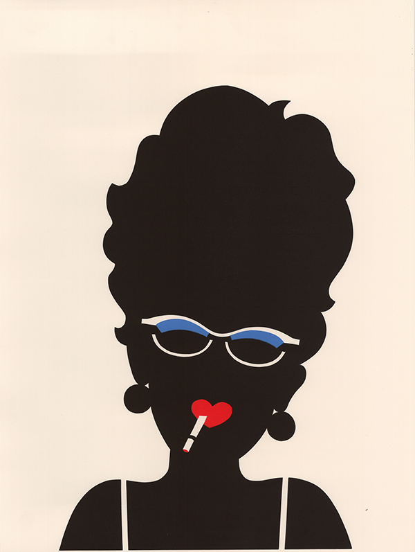 Lubbock Woman letterpress poster par Dirk Fowler