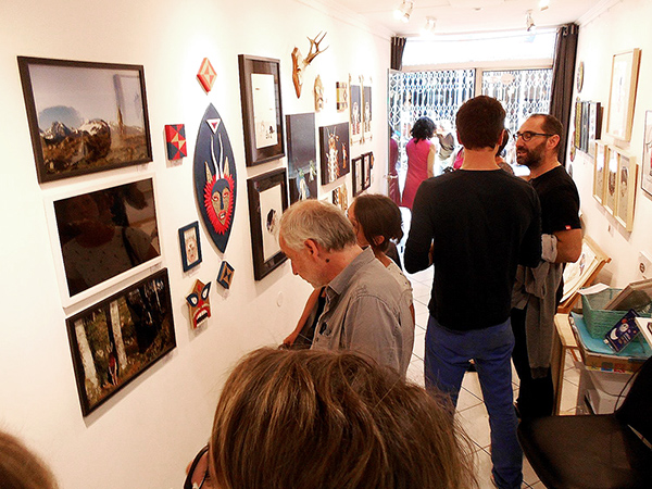 Le Microcosme, galerie d'art à Bayonne - exposition de Prunelle - Éthologie