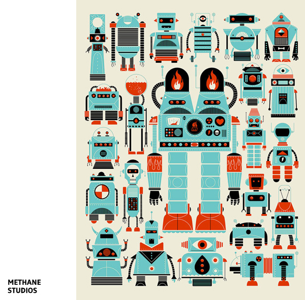 Robot, Robots par Robert Lee - Methane Studio