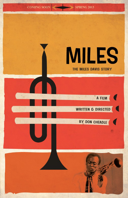 Affiche Miles Davis par Michael Stadtlender 