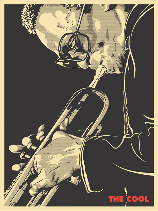 Affiche Miles Davis par Joshua Budich