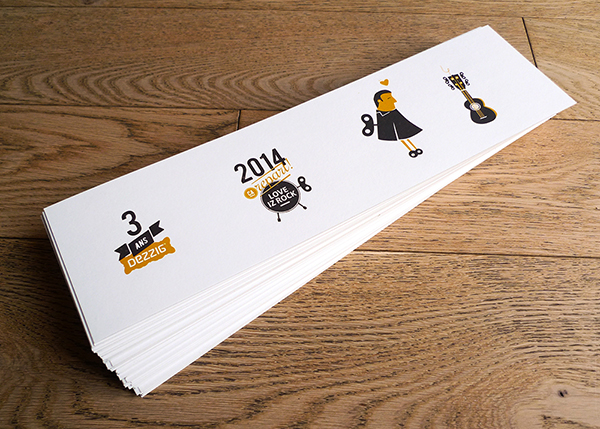 Carte Dezzig 2014 en sérigraphie