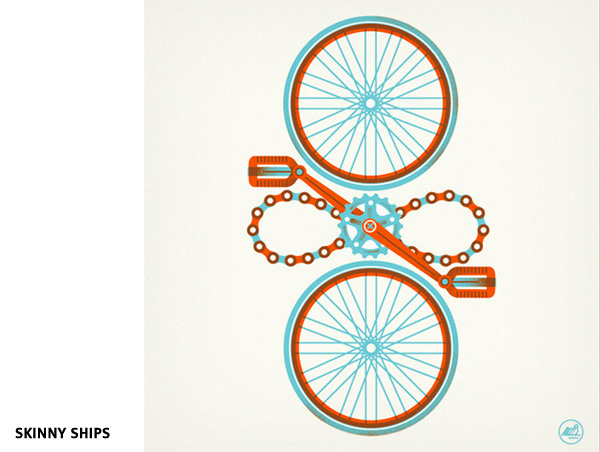 Cycle Cycle par Richard Perez (Skinny Ships)