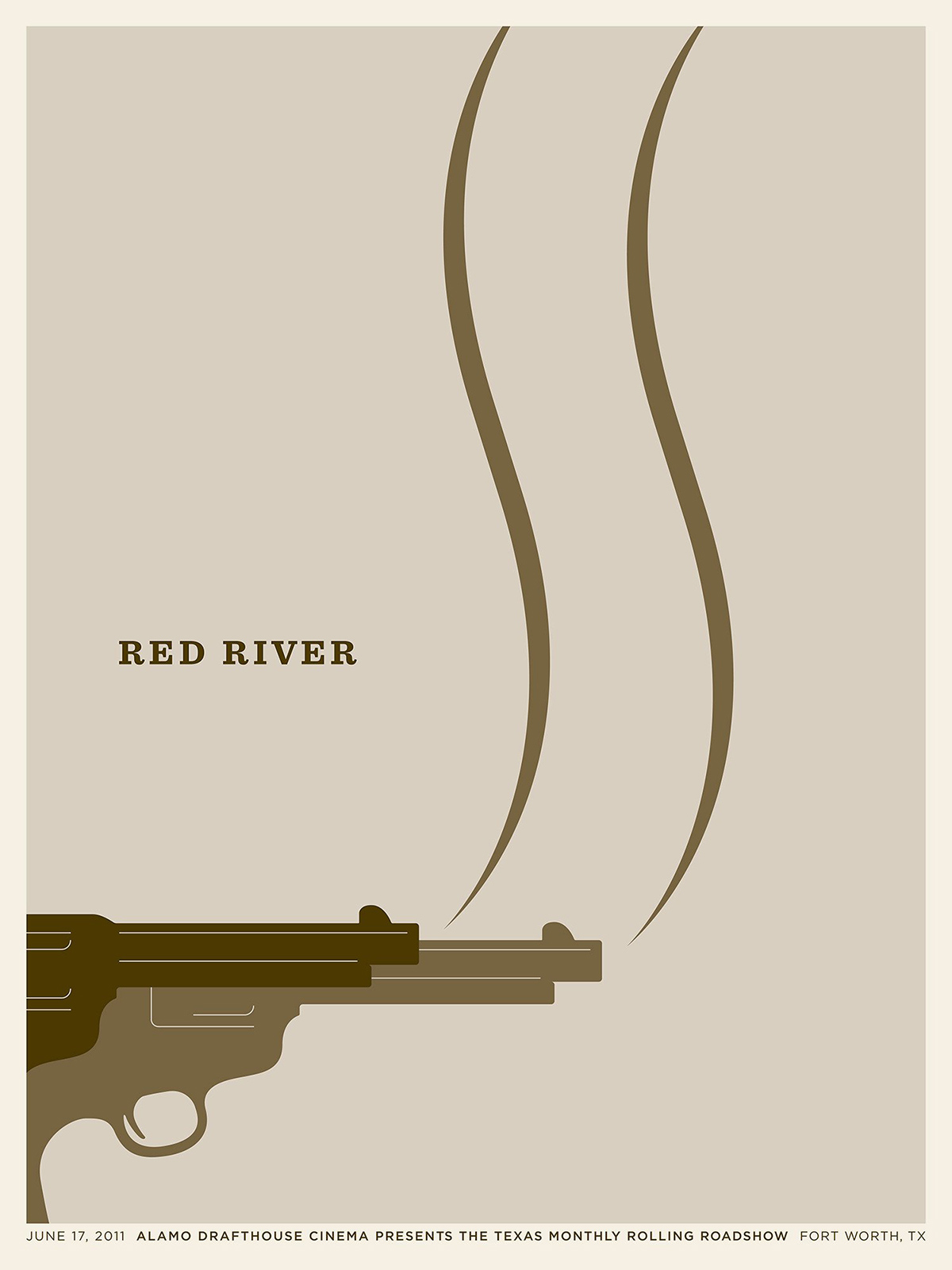 Affiche Red River par Jason Munn