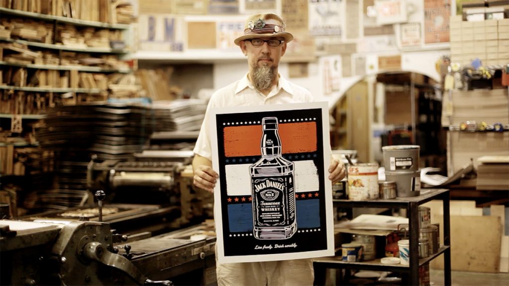 Yee-Haw Industries JackDaniels—letterpress
