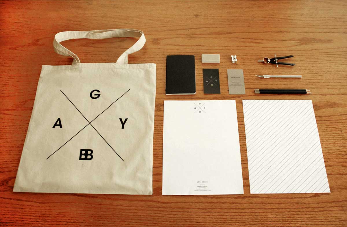 Design par Gabrielle Larrory - logo hipster