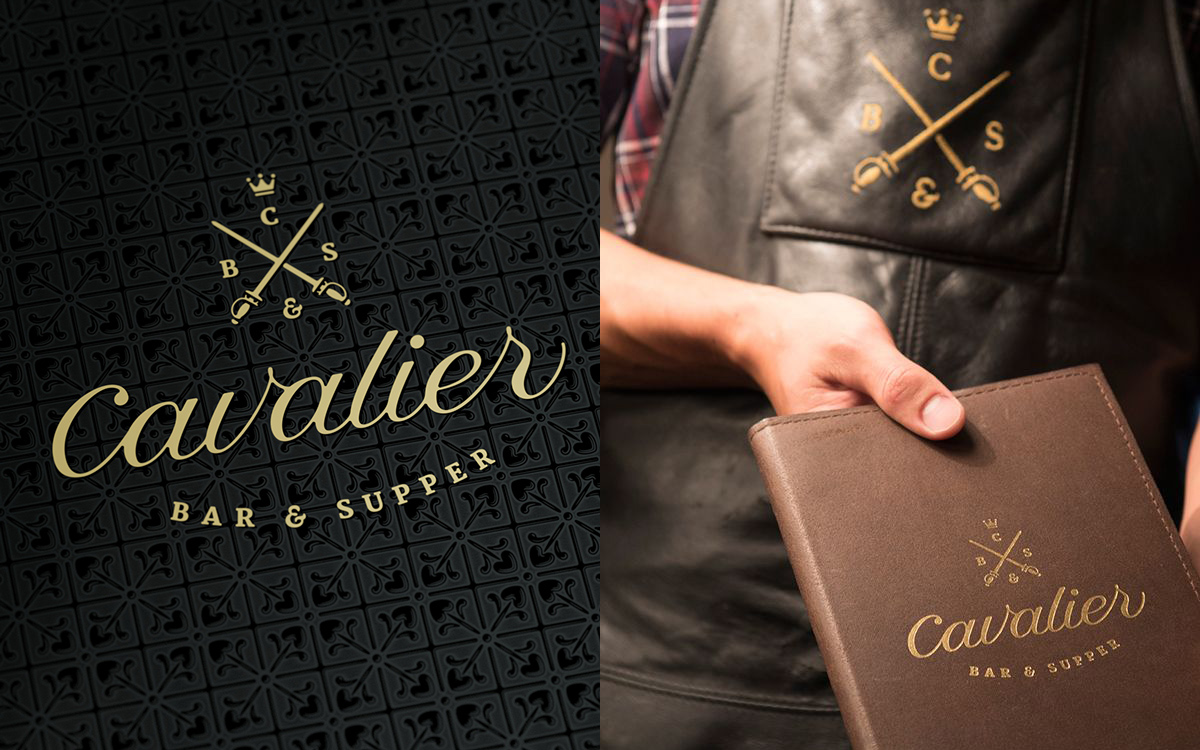 Cavalier bar - logo hipster