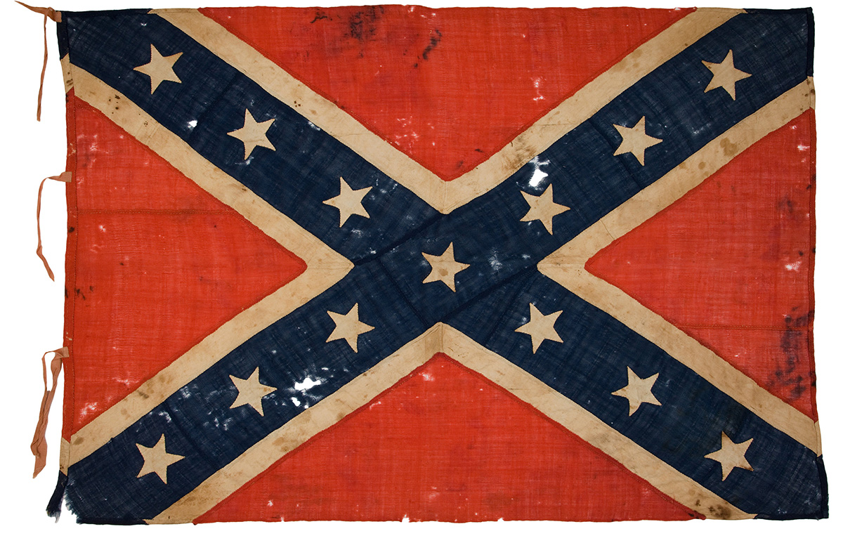 Confederate Battleflag Captured at the Battle of Mine Creek - origines hipster
