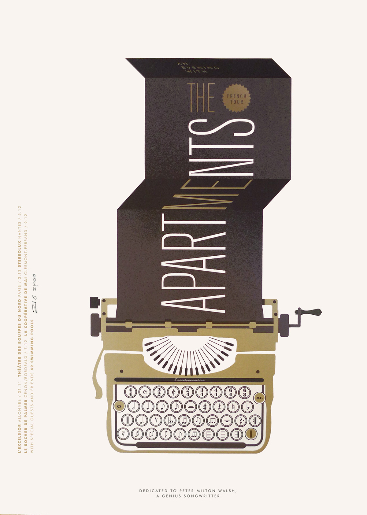 Affiche The Apartments par Zig & Pascal Blua - Dezzig