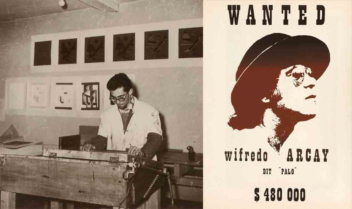 Wifredo Arcay atelier de sérigraphie 1953