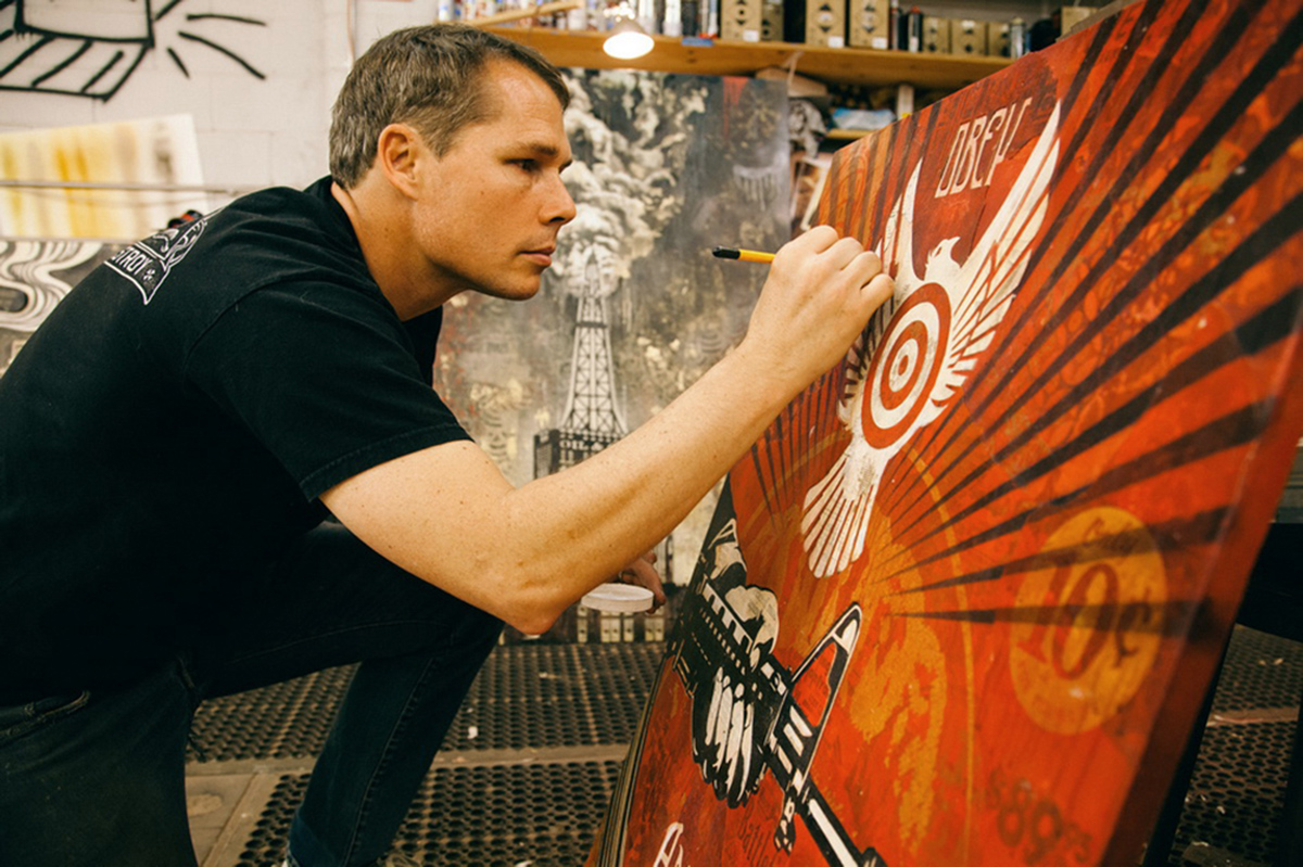 Shepard Fairey Obey atelier