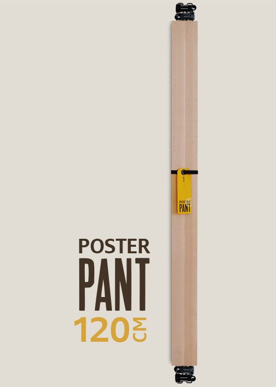 Support mural pour affiches Poster-pant 120 cm