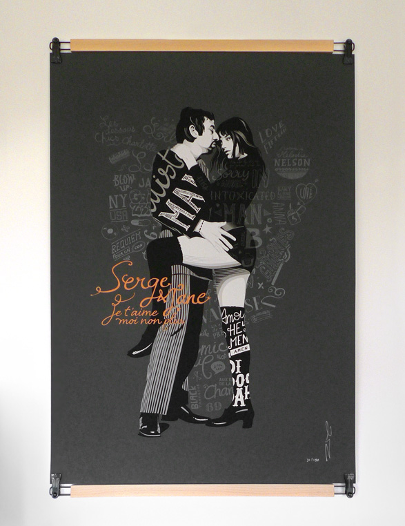 Sérigraphie Gainsbourg