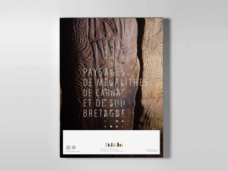 Paysages de Mégalithes de Carnac : identité graphique et visuelle par Zig