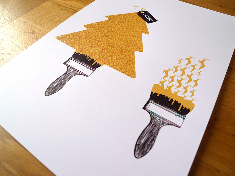 Sérigraphie Noel Dezzig