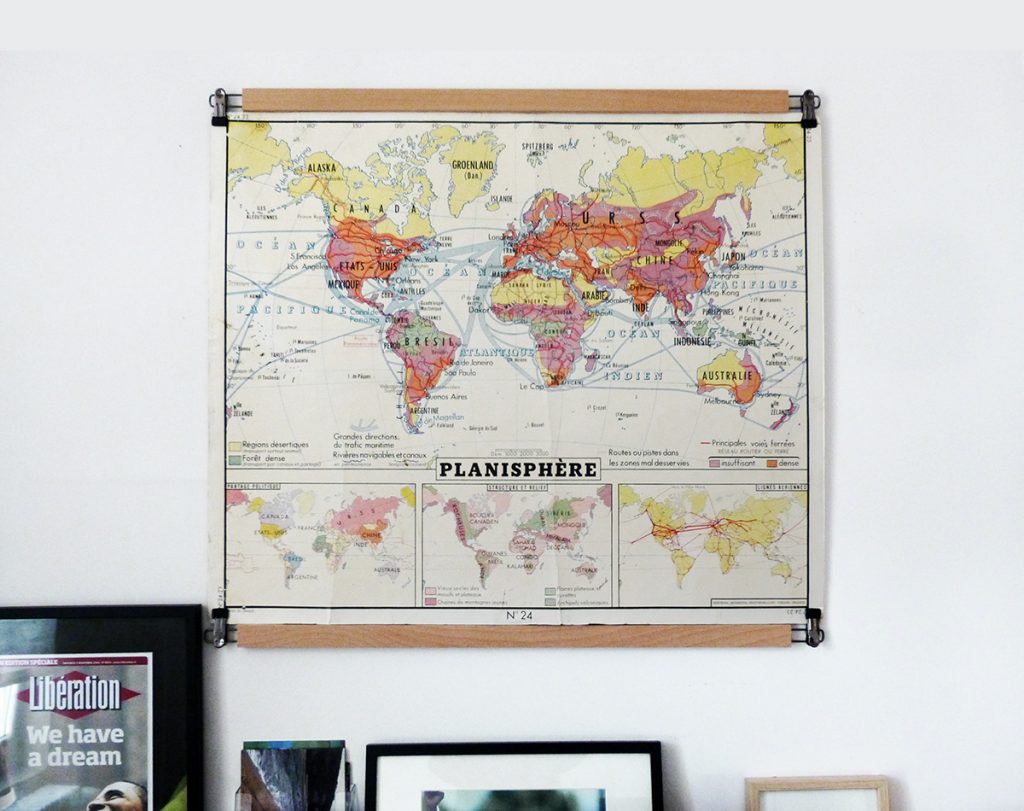 Carte scolaire + Poster-pant