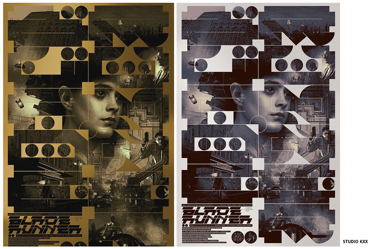 Krzysztof Domaradzki Studio Blade Runner sérigraphie
