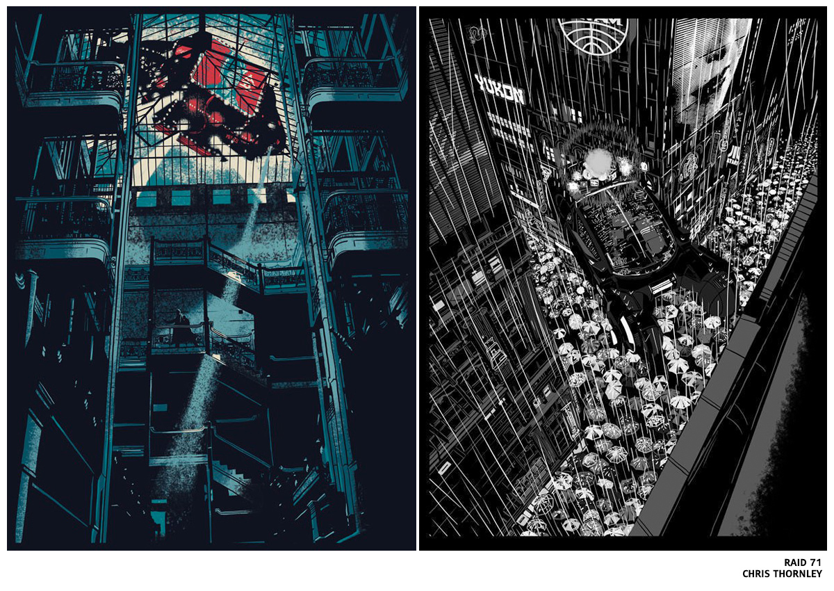 Sérigraphie Blade Runner par Raid71