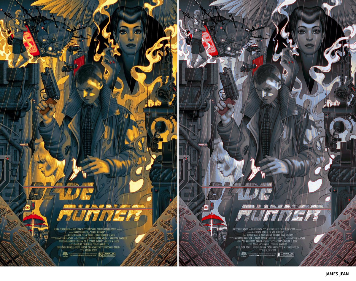 Blade runner par James Jean