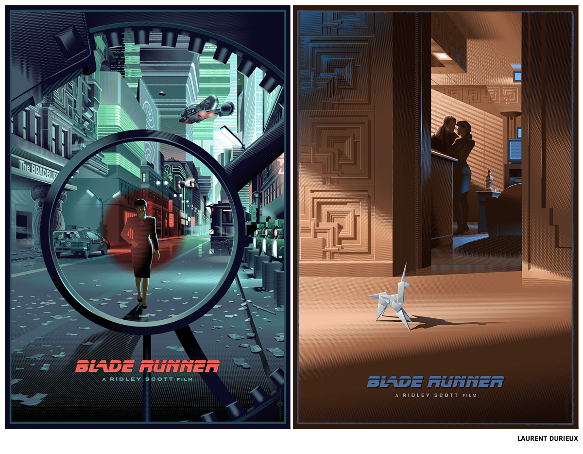 Sérigraphie Blade Runner par Laurent Durieux