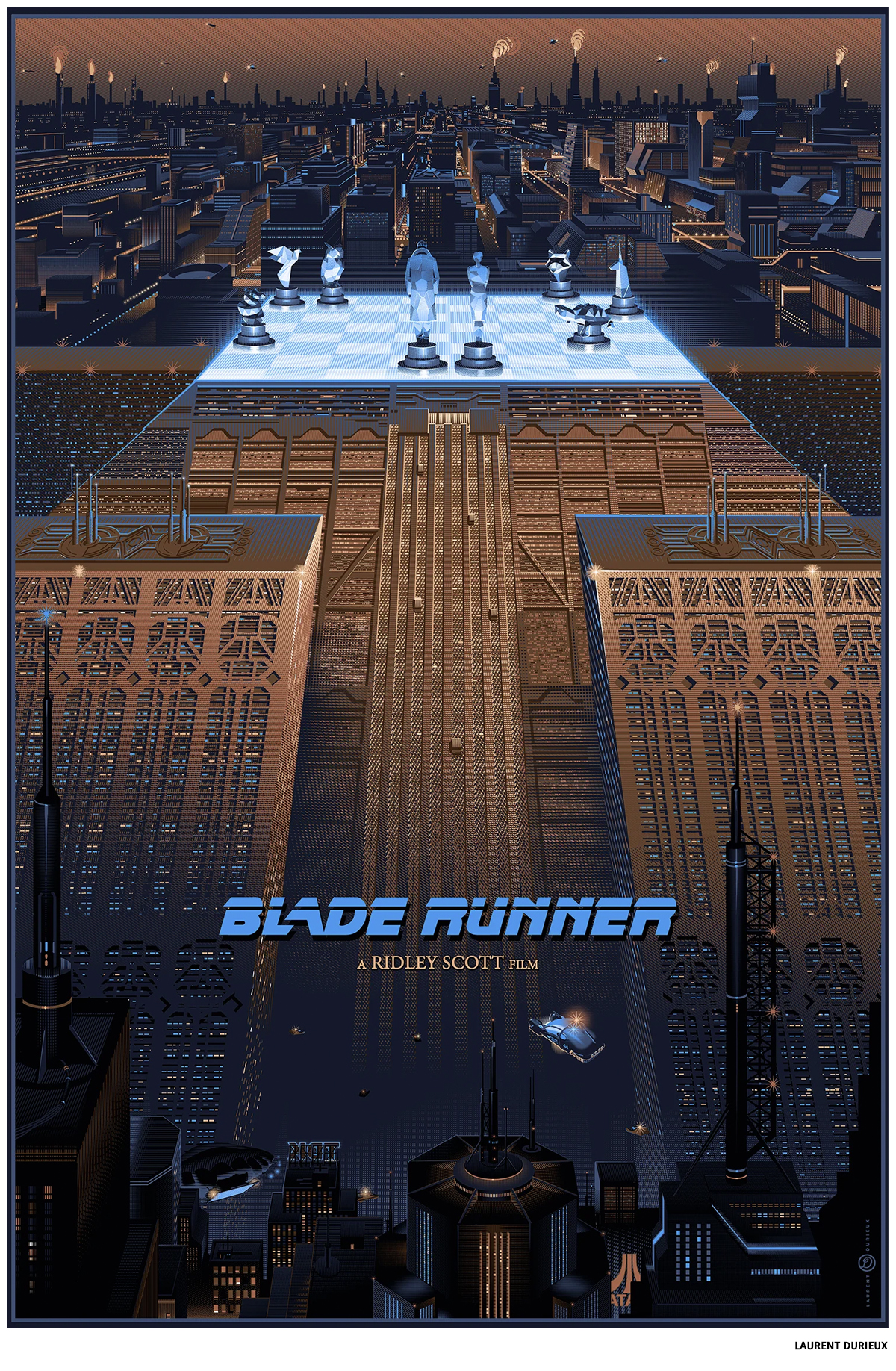 Sérigraphie Blade Runner par Laurent Durieux