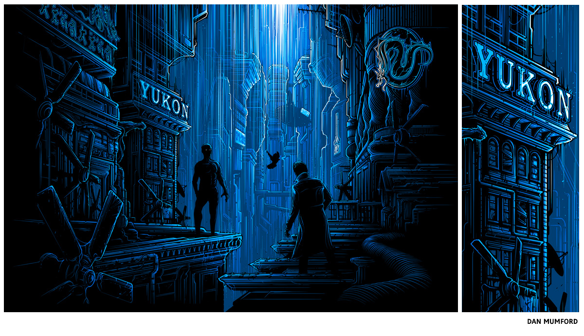 Sérigraphie Blade Runner par Dan Mumford