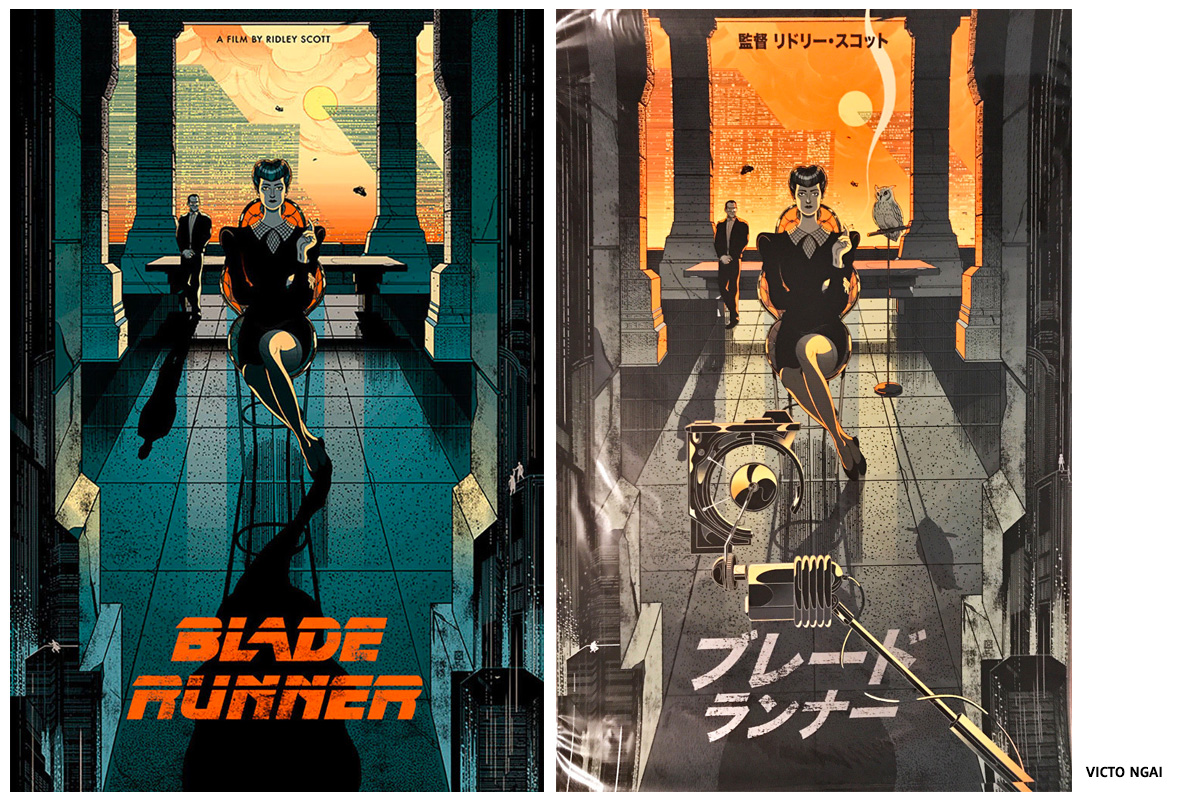 Sérigraphie Blade Runner par VICTO NGAI