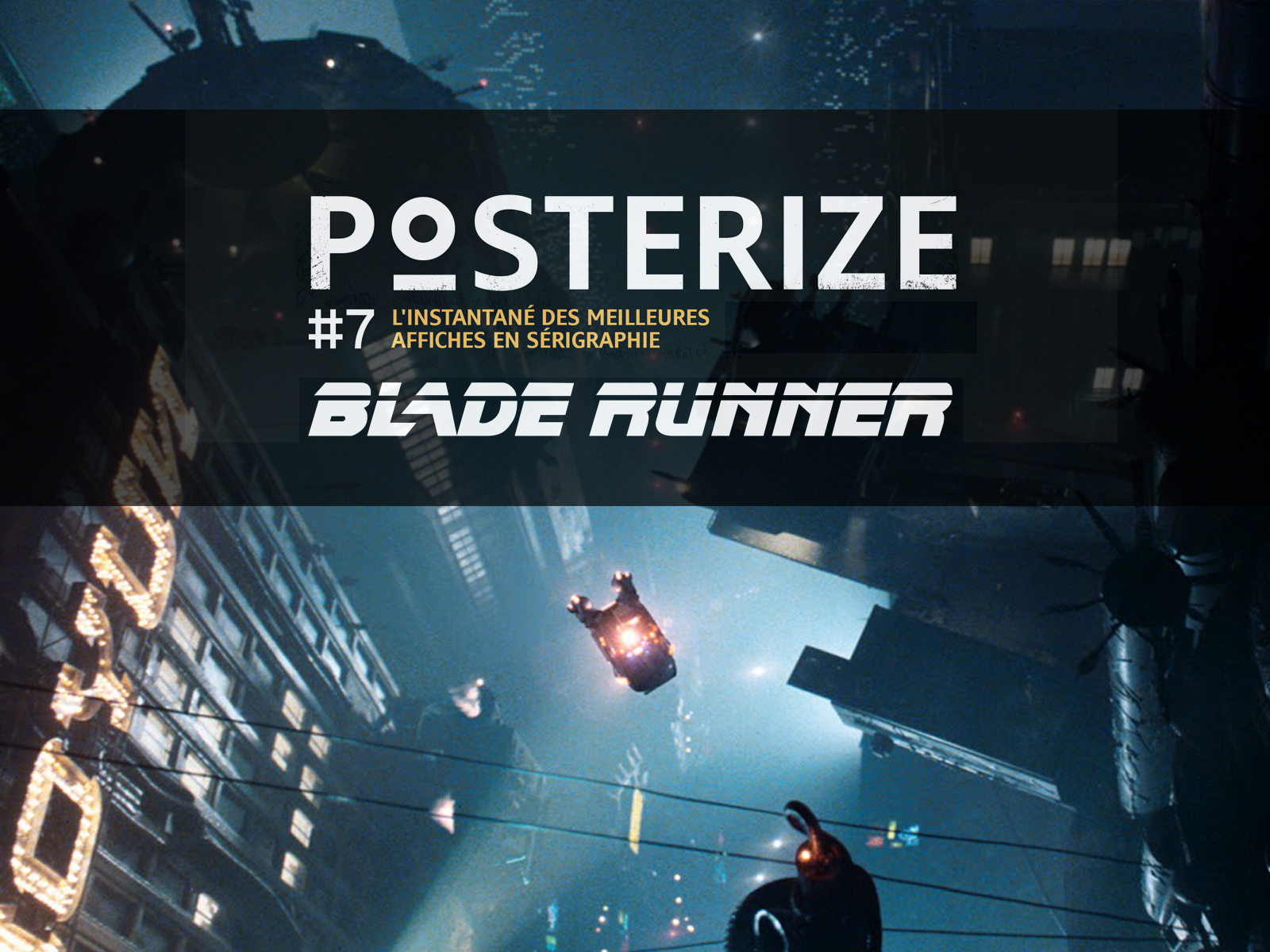 Les plus belles affiches imprimées en sérigraphie en hommage au film Blade Runner