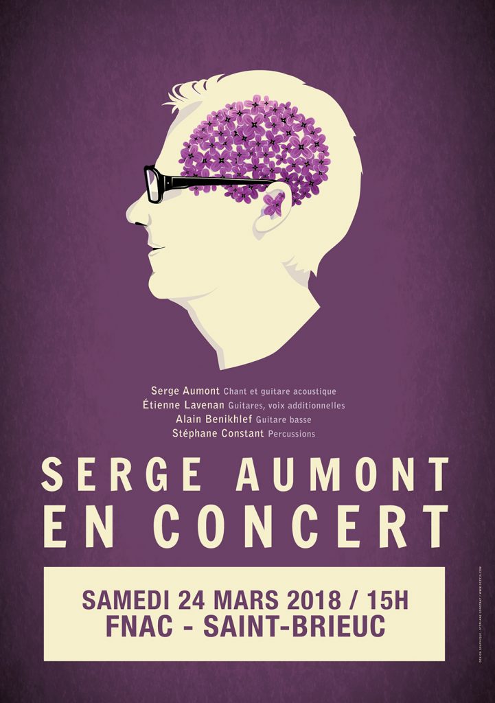 Serge Aumont Affiche de concert