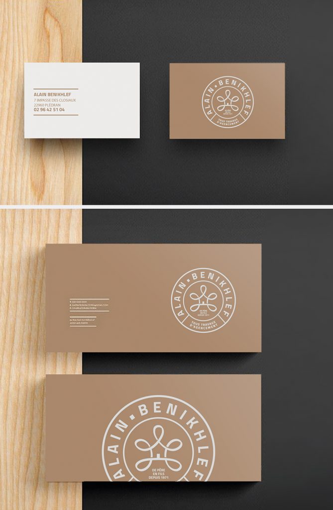 Alain Benikhlef identité graphique - logotype