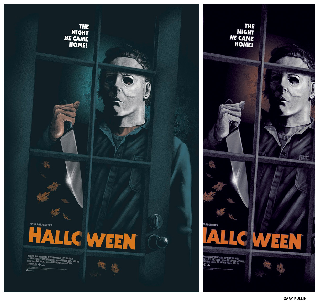 Garry Pullin Halloween sérigraphie affiche