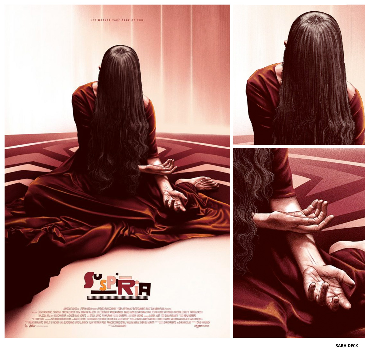 Suspiria par Sara Deck sérigraphie affiche