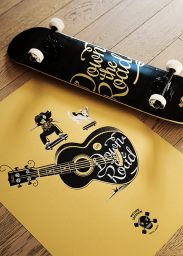 Sérigraphie Skate Pirate Richie Jackson