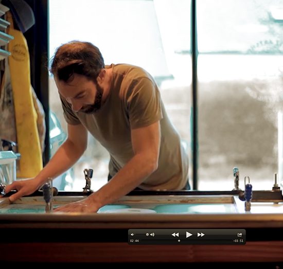 Sérigraphie Skate Pirate printmaking Dezzig