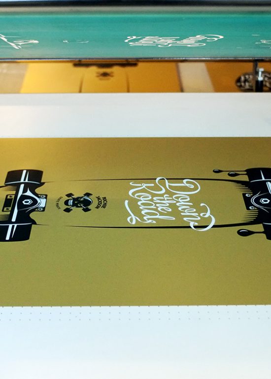 Impression Sérigraphie Skate Pirate Richie Jackson