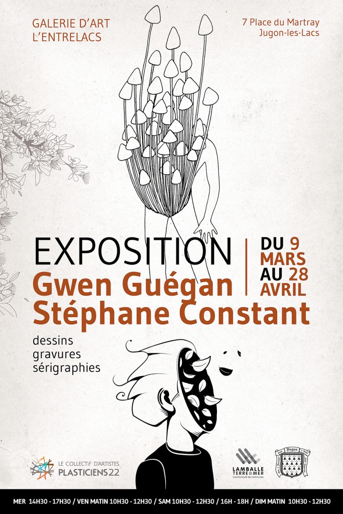 Exposition de sérigraphies Dezzig à Jugon-Les-Lacs