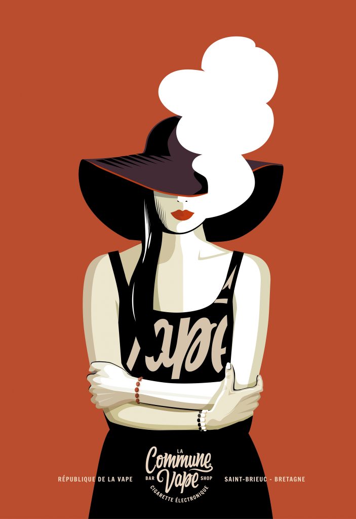 La Commaune Vape - affiche par Zig
