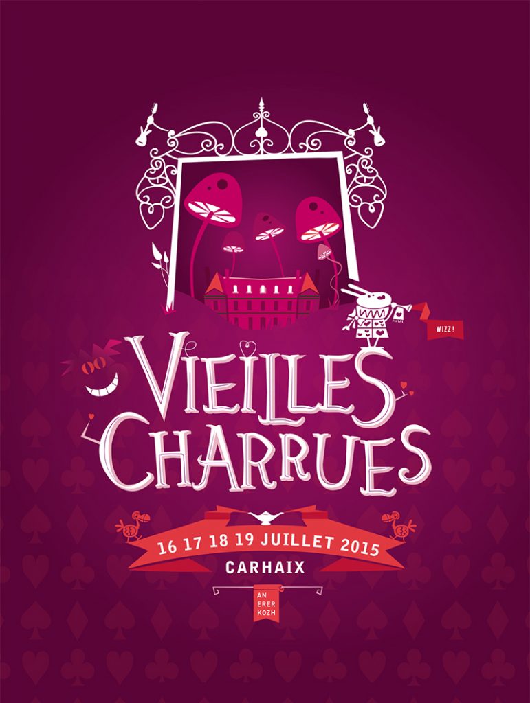Affiche Vieilles Charrues 2015 par Zig
